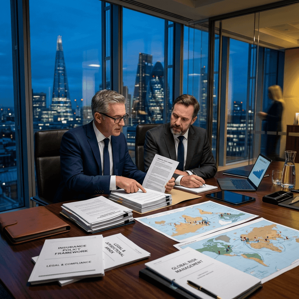 Unique cross-border liability profiles requiring customized manuscript policies.